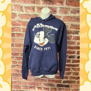Unisex WALT DISNEY WORLD Mickey Mouse Pullover Hoodie Medium